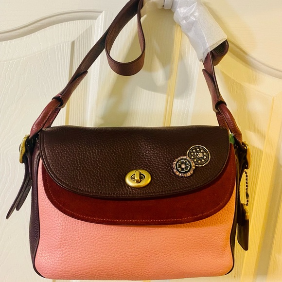 NEW! 1941 Coach X Tabitha Simmons Color-Block Leather  Customized Crossbody - Picture 1 of 16